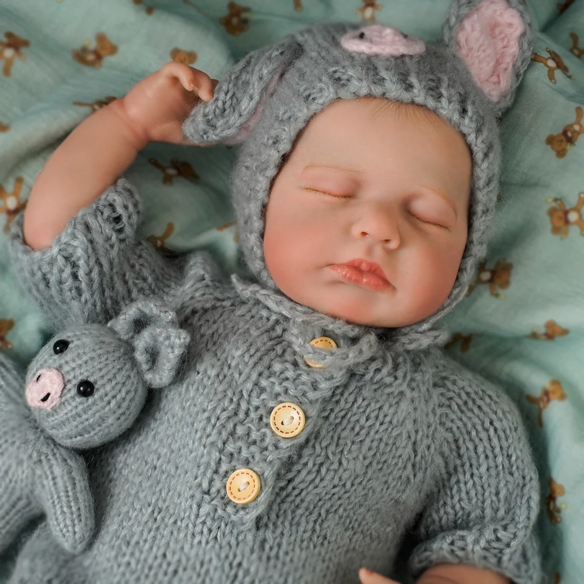 

JOYORA 50cm Fashion Newborn Doll 3D Skin Realistic Soft Touch Cute Toy Doll Children's Toy Gift High Quality Handmade Doll