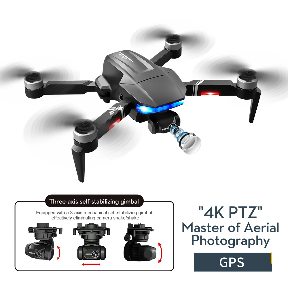 S7S UAV aerial photography HD three-axis self-stabilizing head brushless motor aircraft GPS positioning remote control aircraft