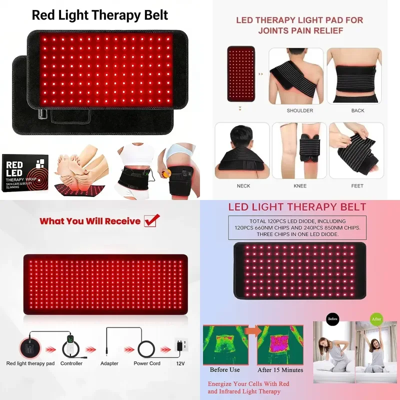

【CHIMU HOME】2026 New Electric Abdominal Massage Belt, Red Light Heating & Vibration Waist Wrap For Daily Abdomen Relax