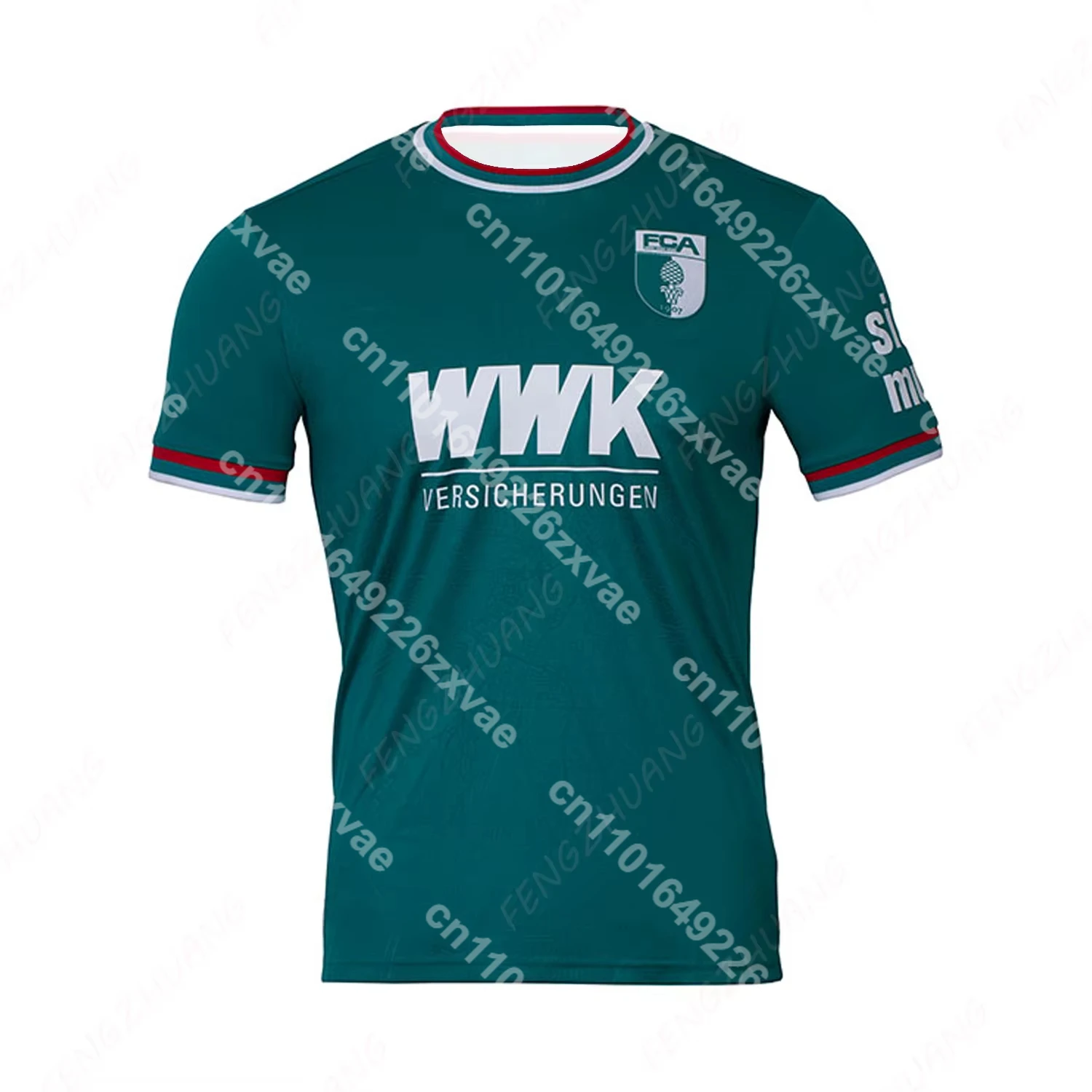 

Maglia da trasferta FC Augsburg 2024_25 Maglia da calcio all'aperto ad asciugatura rapida più recente Maglia da allenamento