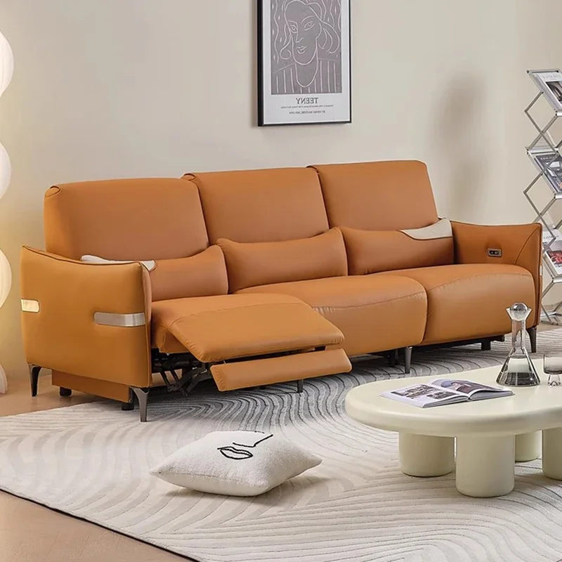 Elektrische Schlaf Liege sofas Sitz massage l Form Liege sofas Zimmer Luxus Sillon Liege möbel Wohnzimmer