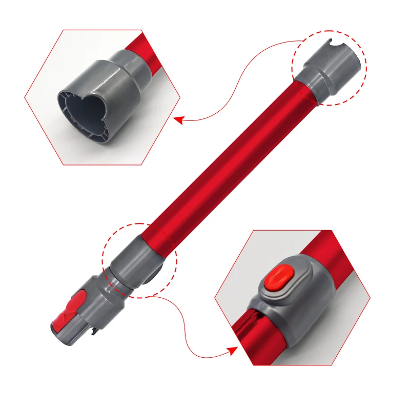 Für Dyson V7 V8 V10 V11 Staubsauger Teleskop Gerade Rohr Verlängerung Stange