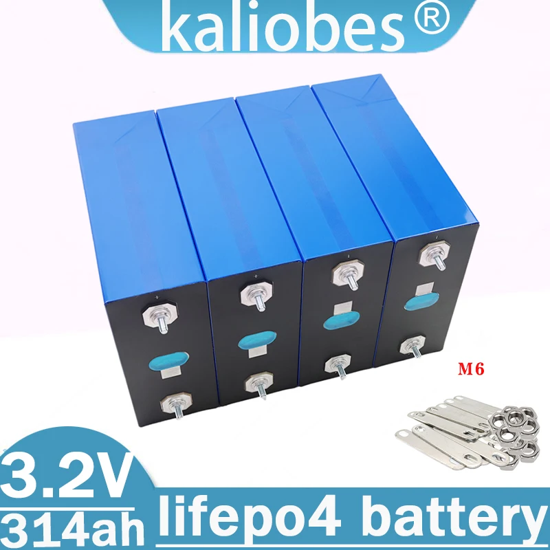 LiFePO4 3.2V 314ah A-class 8000 cycle self camping picnic boat power supply outdoor energy large capacity rechargeable battery