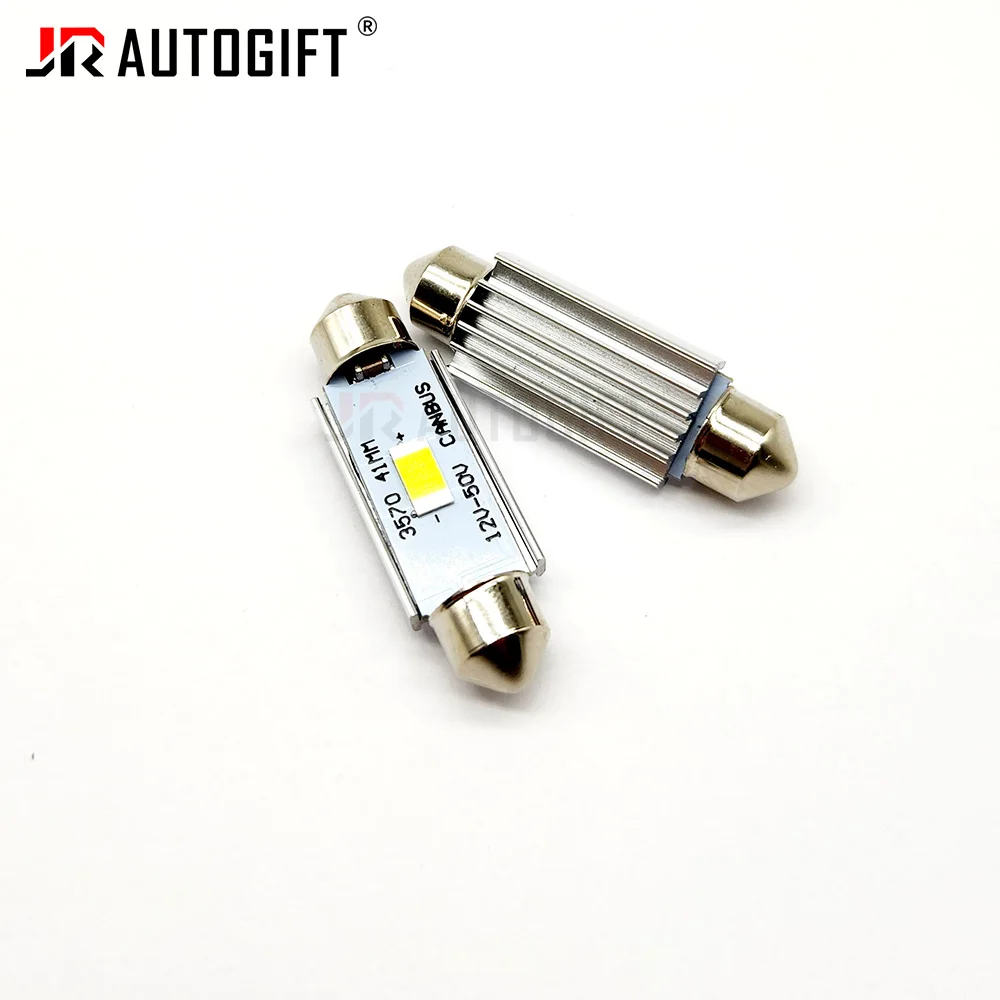 200PCS New 31/36/39/41MM Truck Led 12V-50V C5W Festoon 3570 1SMD Canbus License Plate Dome Map Lamp Auto Clearance Reading bulb