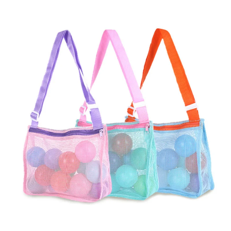 

Swimming Large Beach Bags Protable Mesh Backpack Outdoor Waterproof Kids Toys Storage Bags Women Cosmetic Makeup Bag For Towels