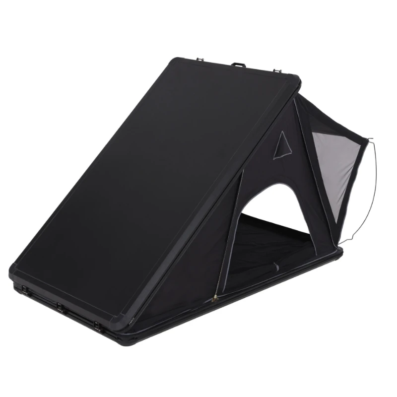 Triangular Roof Tent for SUVs Easy to Set up and Quick to Deploy Hardtop Tent for Off Road Vehicles Aluminum Alloy Rooftop Tent