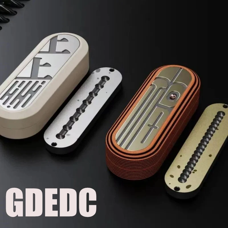 

GDEDC Luckiest Draw Machinery, слайдер, знак вверх и вниз, механическая карта, гироскоп на кончике пальца, игрушка для декомпрессии монет