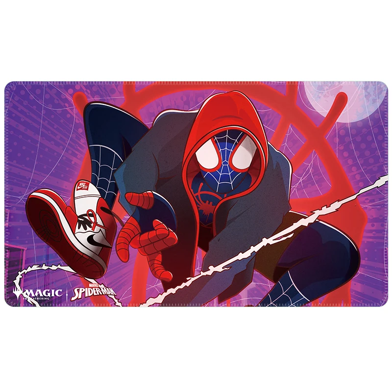 60*35*0.2 سنتيمتر ماجيك بطاقة التداول لعبة ملحق MTG بطاقة لعبة لتقوم بها بنفسك PlayMat فيلم أنيمي سبايدرمان سلسلة جمع دمى هدايا