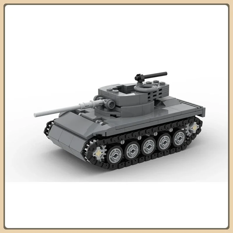 

Строительные блоки MOC M18 Hellcat, модель танка, военная серия, креативный подарок, набор строительных блоков-головоломка