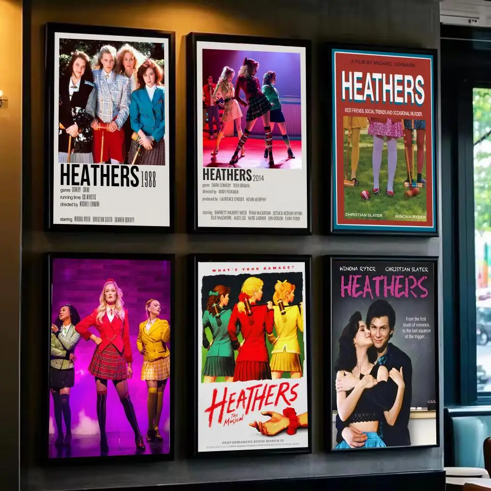 الكلاسيكية في سن المراهقة الموسيقية H-Heathers المشارك ملصق مقاوم للماء HD جدار الفن ملصق مائي ذاتية اللصق ديكور جمالي للمعيشة المنزلية #2