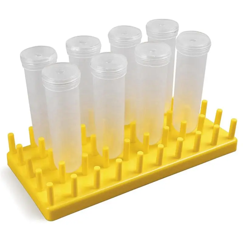 ABNP 8 قطع 50 مل أنابيب زهور كبيرة مع حامل أرفف لقطع أوراق الحليب والجذع والزهور