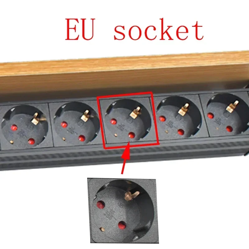 Imagem -05 - Pdu Power Strip Network Cabinet C14 Port Plug com Proteção contra Surge Soquete sem Fio Air Switch 18ac 16a eu