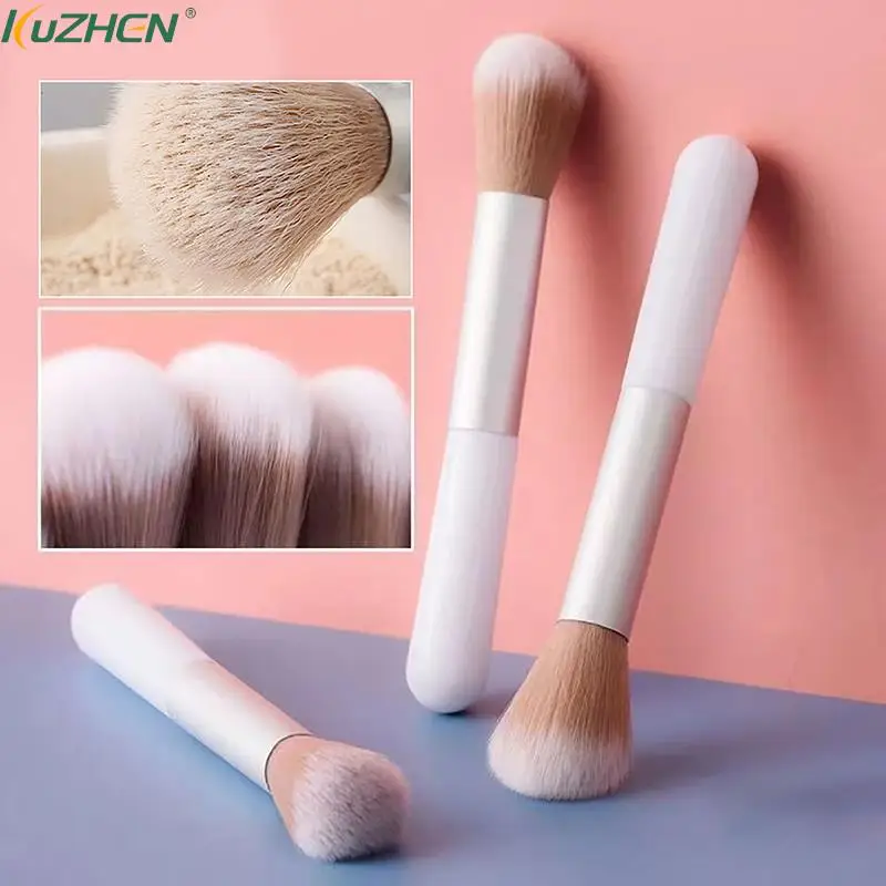 1Pcs Round Handle Multifunctional Makeup Brushes Girl  Professional Powder Foundation Blush Brush Cosmetic Accessories