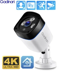 XMEYE-cámara IP POE para exteriores, sistema de vigilancia de seguridad impermeable, con detección facial, H.265AI, 4K, 8MP, 5MP, 4MP, 3MP, Audio