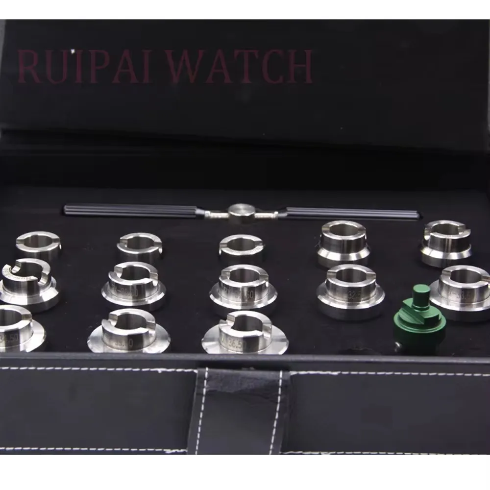 Watch Case Opening Die Set with Handle for Rlx Watch Cases - Includes 13 Sizes