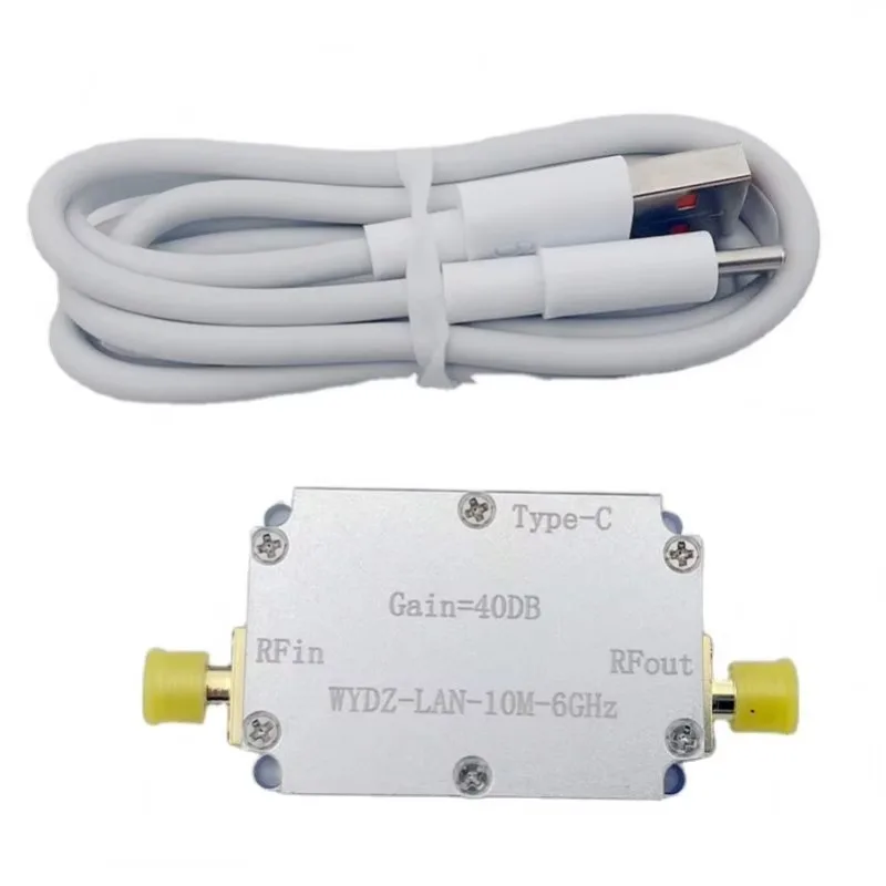 RoRuSWYDZ-LAN-10M-6GHz 40DB Gain Broadband Amplifier Broadband R F Amplifier Module With High Flatness