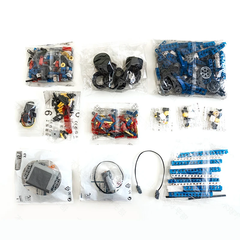 396Pcs Technical Beam Gears Wheels Bricks Parts Pack fit for 9686 Simple and Motorized Mechanisms Base Educational Dacta Set Toy