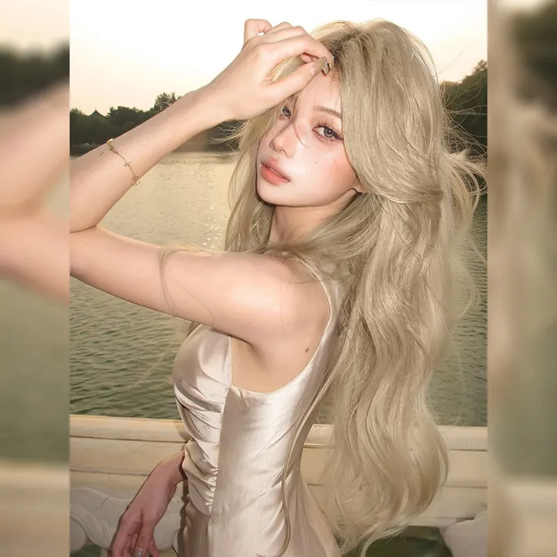 Golden dummy long hair daily platinum