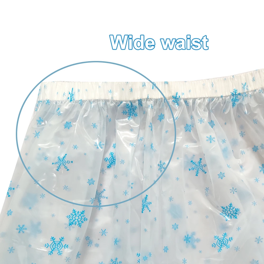 1 Piece Rusable Adult Diaper Skirt Leakproof Diaper Skirt For Men and Woemen PVC Material