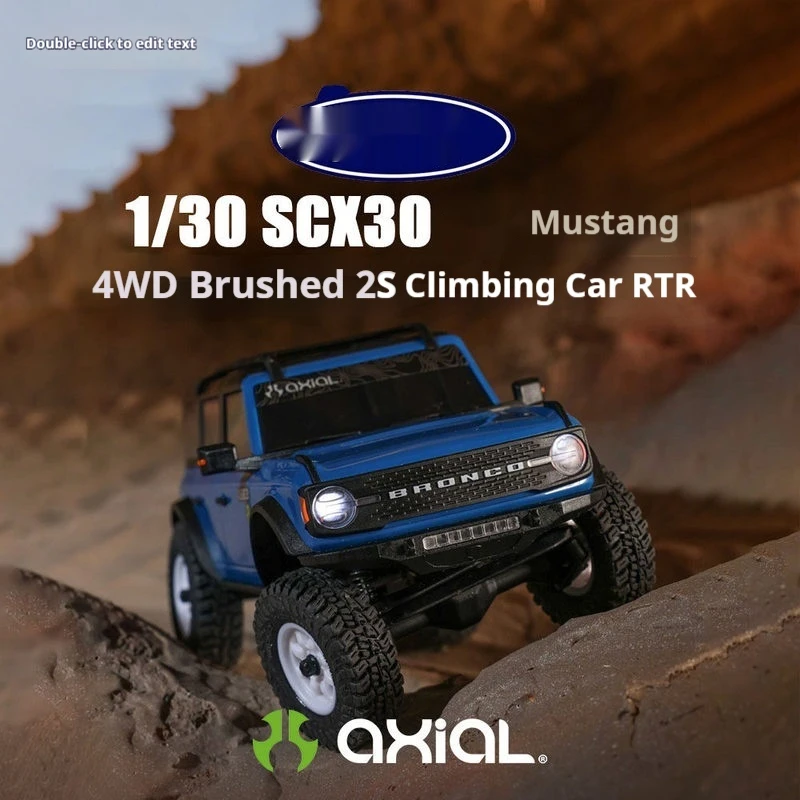 Axial 1/30 Scx30 Simulation Bronco 4wd Brushed 2s Remote Control Climbing Off Road Vehicle Rtr Holiday Gift Remote Control Toy