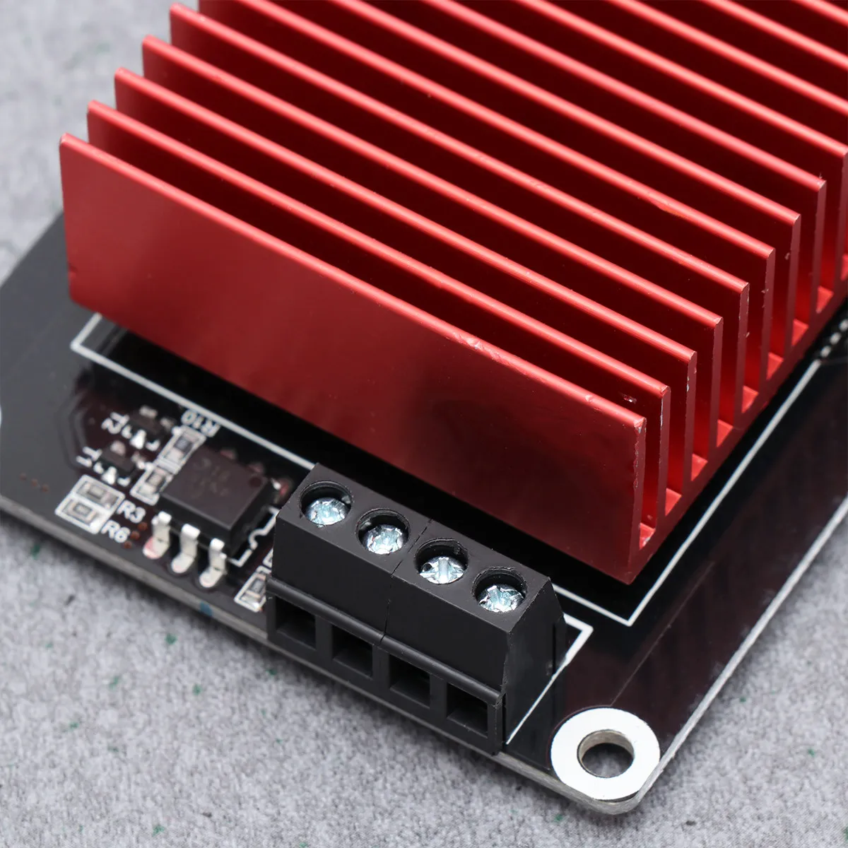 

30A High Power Heated Bed Module for 3D Printer General Purpose Expansion with Large Heatsink 5-24V Control Signal 3D Printer
