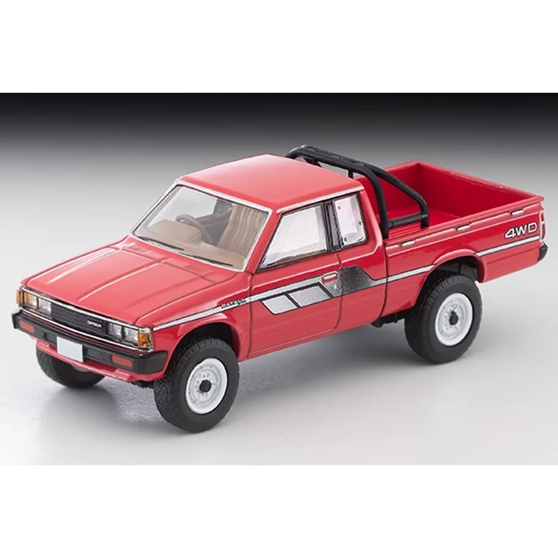 TAKARA TOMY TOMYTEC 1/64 TLV-N320b Nissan รถบรรทุก 4X4 Datsun รถบรรทุก 4WD King Cab AD โลหะผสมของเล่นมอเตอร์โลหะ Diecast รุ่นของขวัญ