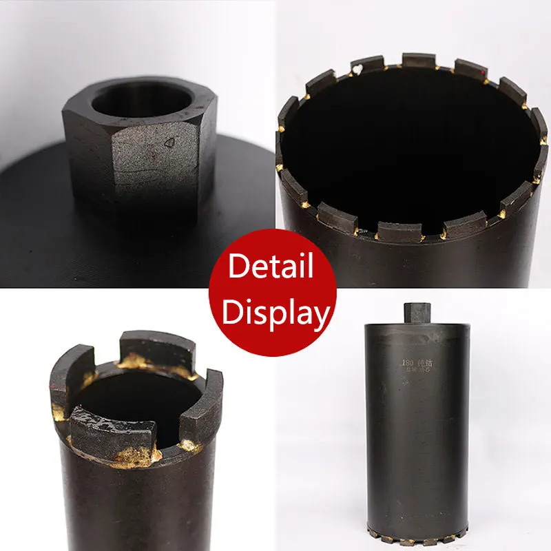 DONGXIN 1 pezzo Gamma di diametro 27mm-83mm Punta diamantata per sega a tazza Punta per carotaggio Trapano per calcestruzzo Aria condizionata Trapano da parete