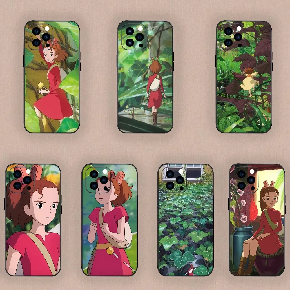 Movie T-The Secret C-Cartoon W-World F-Fantasy O-Of Arrietty Phone Case For iPhone Mini 11 12 13 14 15 Plus Pro Max XR XS