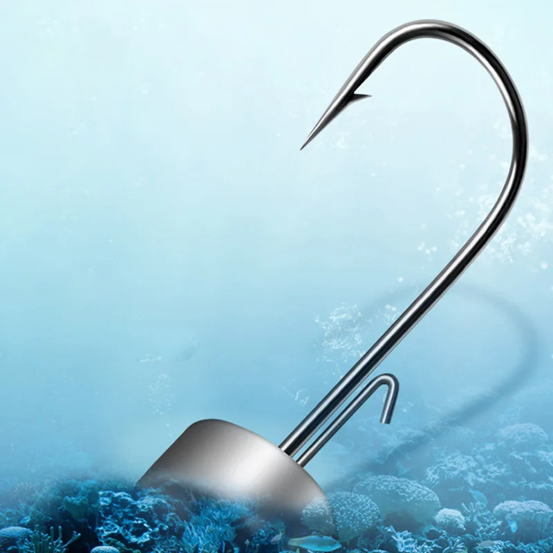 

Lead head hook bass hook Luya soft bait fishing fish hooks Siniperca fish hook micro substance to Strengthening fish hooks