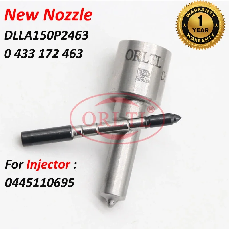 ORLTL Diesel Nozzle DLLA150P2463 0433172463 Fuel Sprayer DLLA 150 P 2463 Nozzle Tips DLLA 150P 2463 for 0445110695