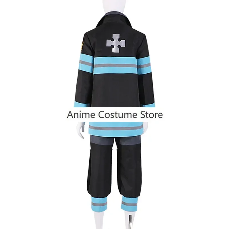 Anime EnnEnn No Cosplay Shouboutai Tamaki Kotatsu Cosplay Costume Shinra Kusakabe Takehisa Hinawa Firefighter Uniforms Suit