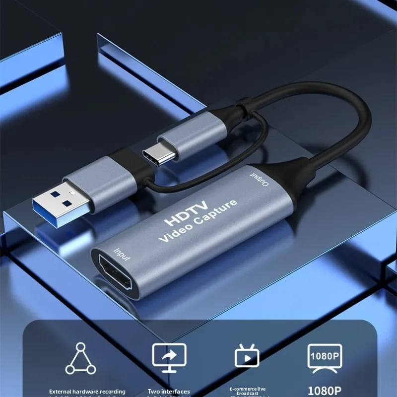 MS2130 Chip Type C USB3.0/2.0 Capture Card 4K HDTV Video Grabber 1080P Game Recording Live Streaming for PS4 Xbox