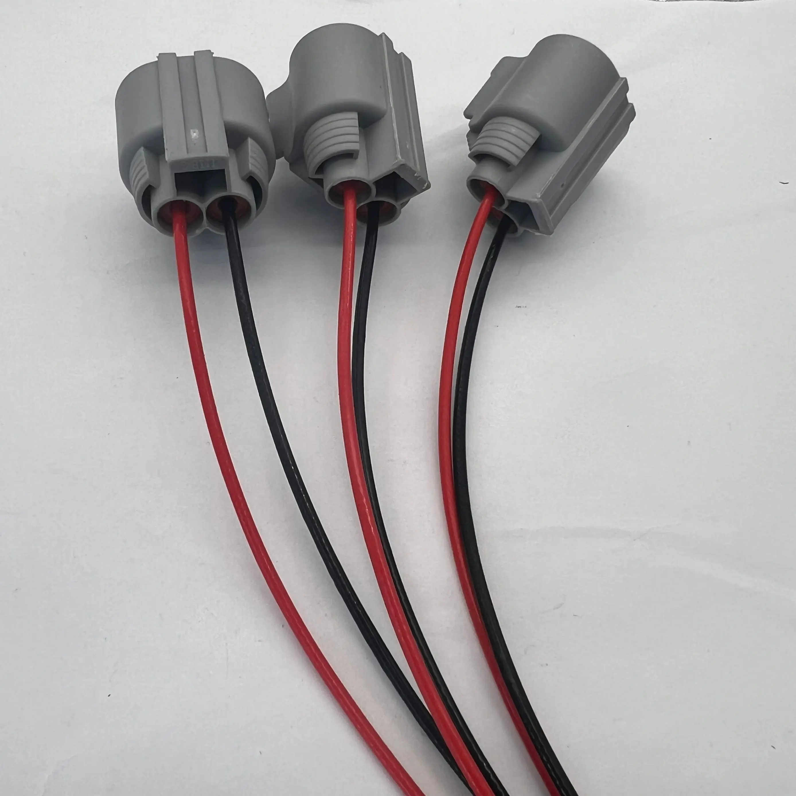 free shipping  4.8 Series 2 pin gray female Waterproof Auto Connector Plugs 176146-6 with 14AWG 20cm wire