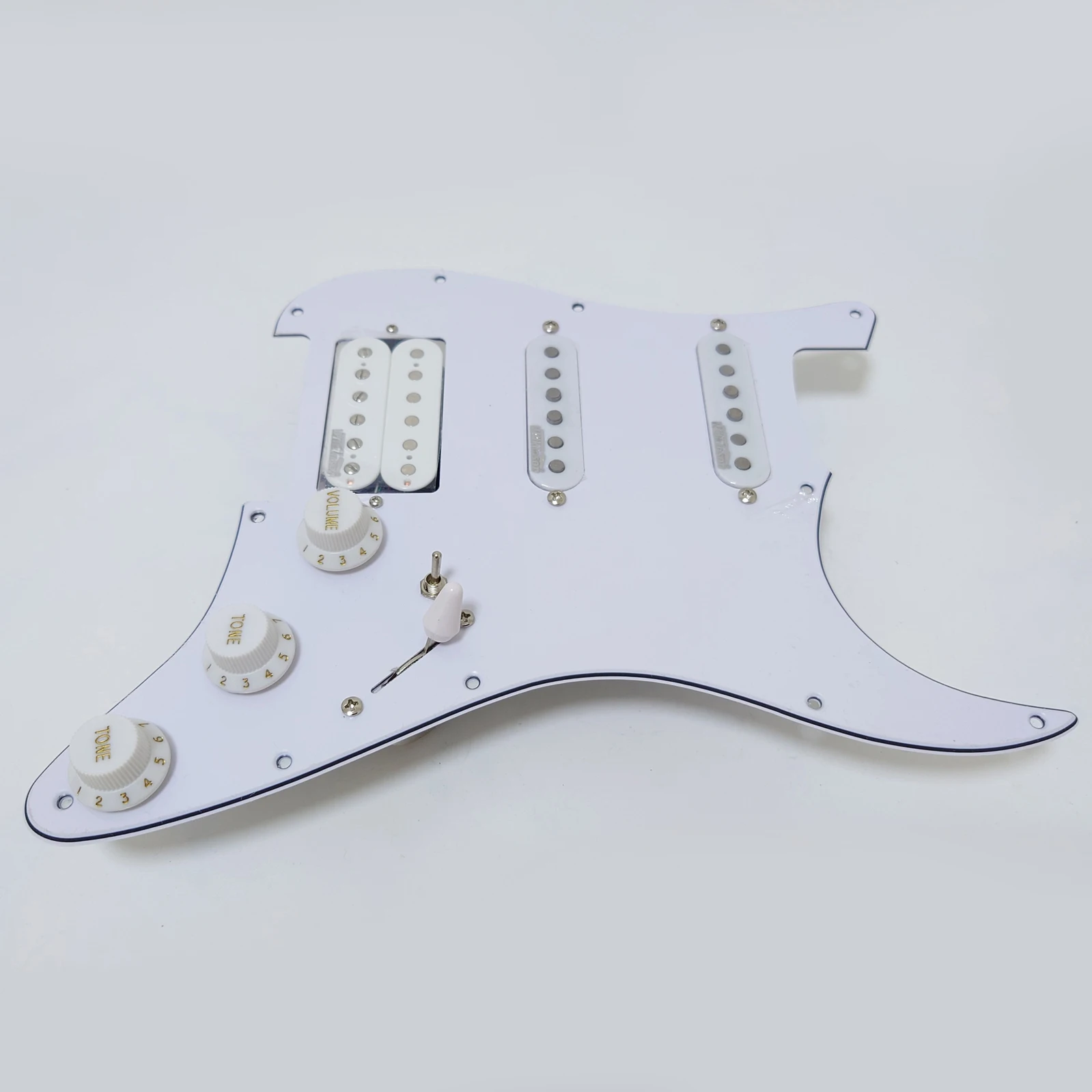 กีตาร์ Prewired โหลด Pickguard ชุด,SSH Alnico 5 Humbucker Pickups สําหรับกีตาร์ ST กีตาร์ไฟฟ้าเปลี่ยนชิ้นส่วน