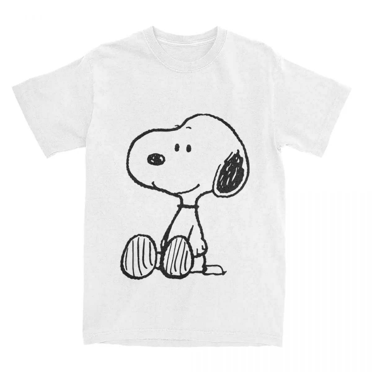 Mężczyźni kobiety Snoopy kreskówka orzeszki ziemne komiks koszule graficzne akcesoria Vintage bawełniane słodkie koszulki koszulki oryginalne