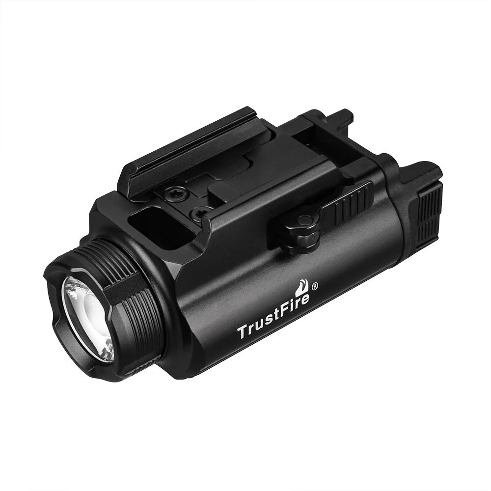 Trustfire GM35 Mini Pistol Tactical LED Flashlights 1350LM Weapon Gun Lights Compact USB Rechargeable Quick Release 1913/GL Rail