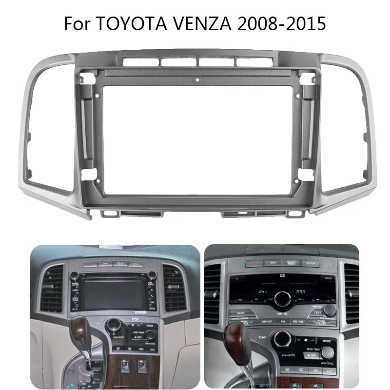 9INCH big screen Radio Audio Dash Fitting Panel Kit For Toyota Venza 2008-2015 android 2din Car Radio Frame