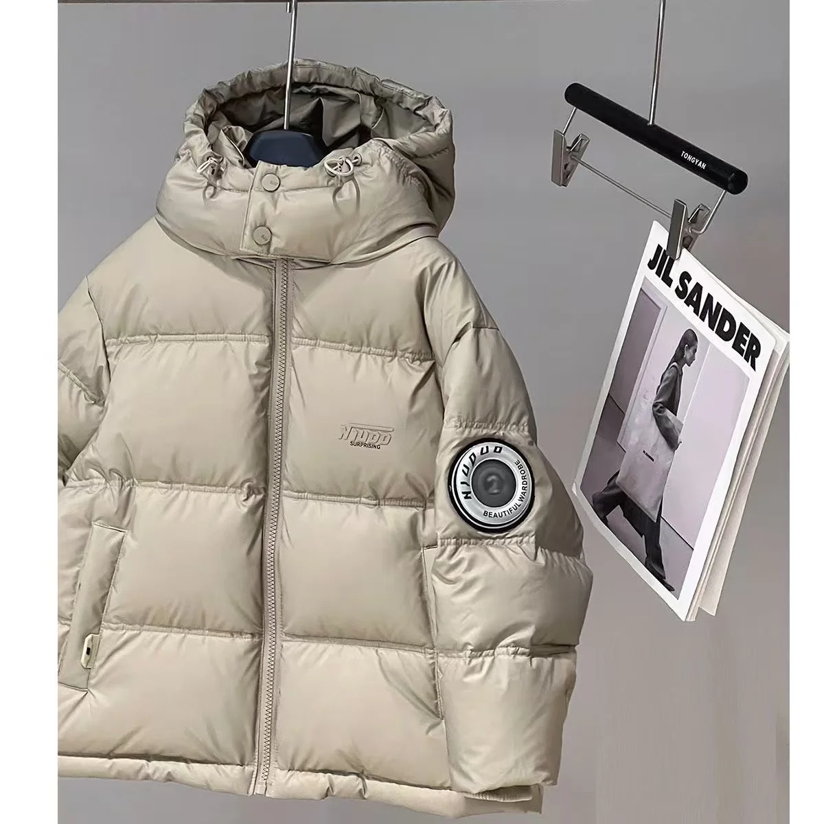 

Kids Boys Down Padded Jacket Long Three Anti-wash Thick Baby Coat Winter New Korean Simple Style Fashion Padded Cotton Coat