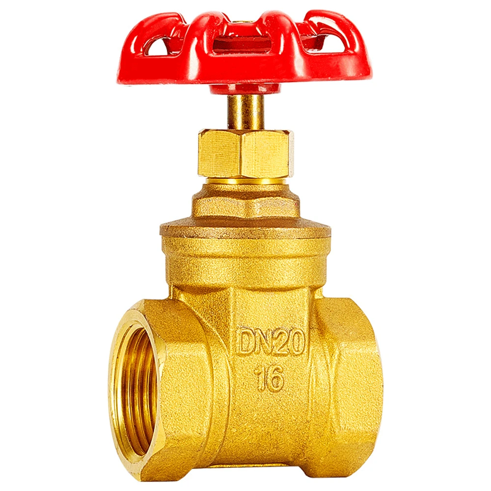 

1/4" 3/8" 1/2" Female Thread Gate Valve Tap Water Switch Main Valve Brass Thickening