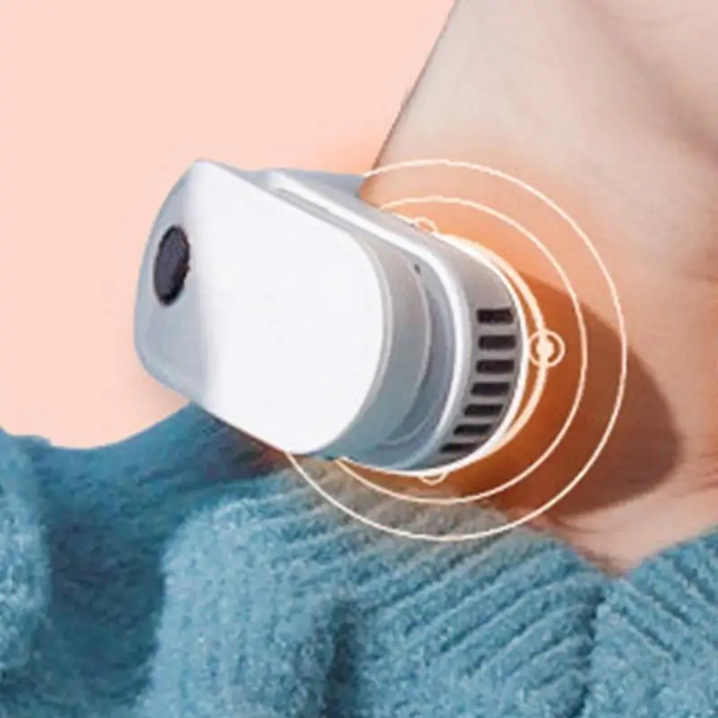 

19QE USB зарядка подвесная шея вентилятор теплее электрический нагреватель шеи. Портативный кондиционер для наружного воздуха