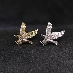 European Domineering Flying Eagle Brooches For Men Zinc Alloy Animal Brooch Pins Suit Formal Dress Coat Collar Lapel Pin Jewelry