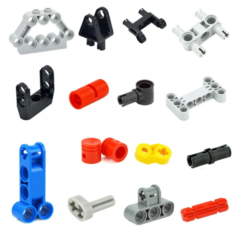 Moc Technical Parts Axle Pin Connectors Bolted Connection Building Blocks MOC Bricks Assembles Toys 48496 87408 32069 15461