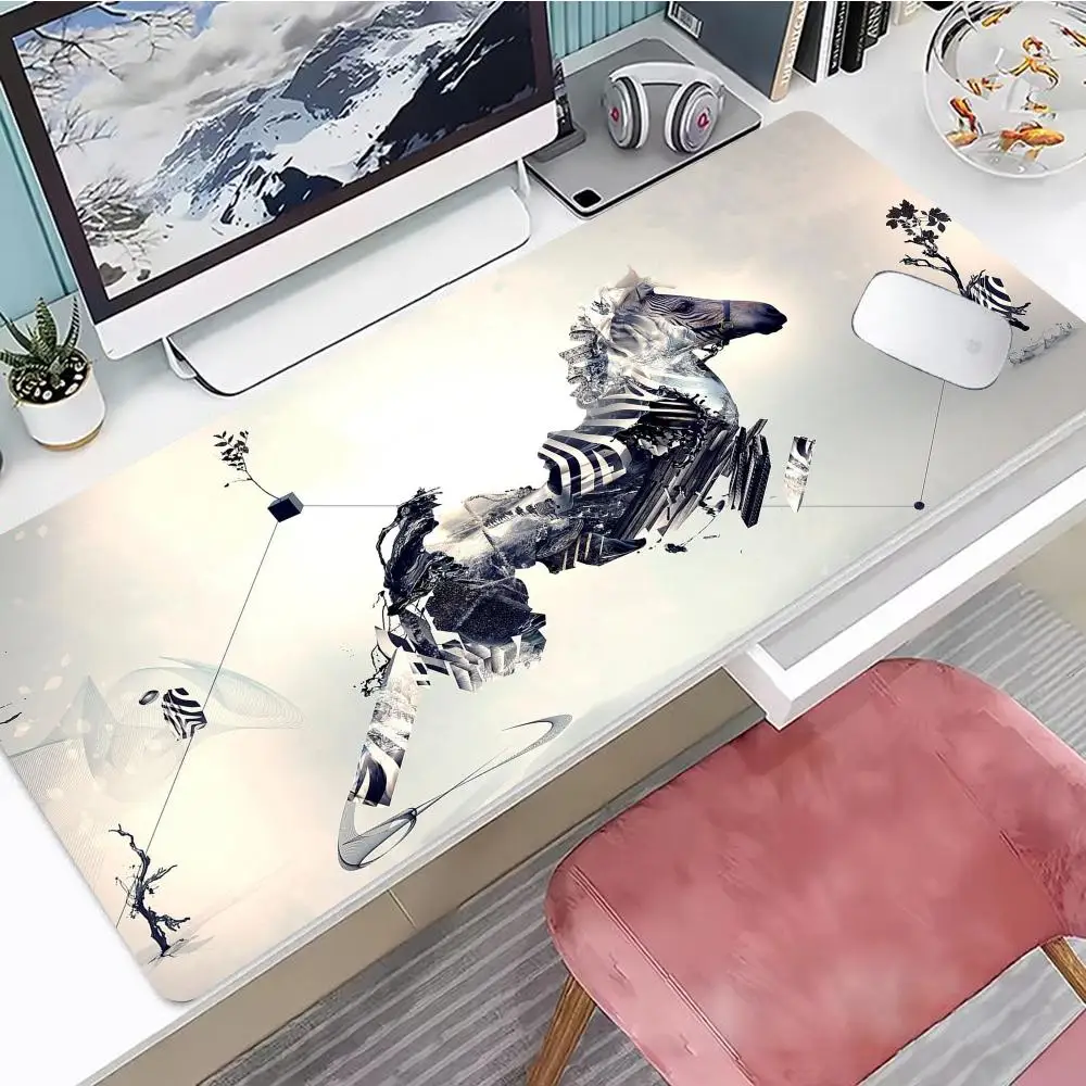 Creativity Mouse Pad Large extended gaming mouse pad with non-slip rubber base for full desk keyboard and mouse support