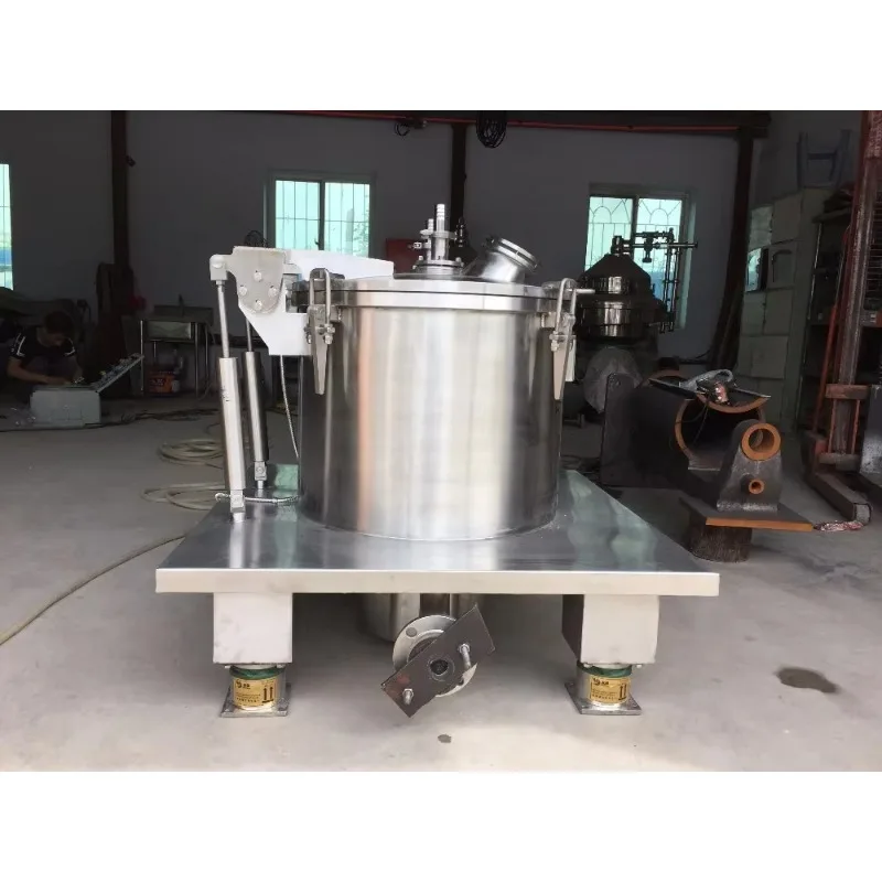 Industrial Juice Centrifuge Plate Type Centrifugal Machine Automatic Unloading Centrifuge Separator for Solid Liquid