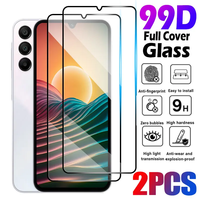 

2PCS 99D Tempered Glass For Realme 13 Plus 12X 11 10 10S Full Cover Screen Protector on Realme 9 8 7 5G 8i 9i Protective glass