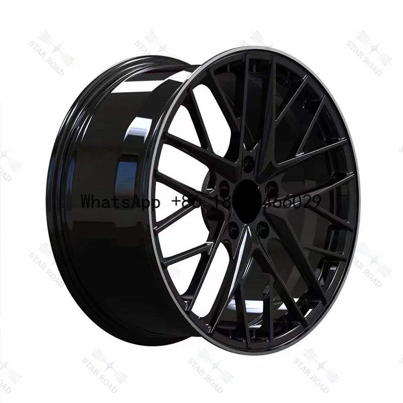 RCSR 5x112 5x120 5x114.3 High Quality Passenger Car Wheel Aviation Alloy One-piece Rim forz Ford Mustang