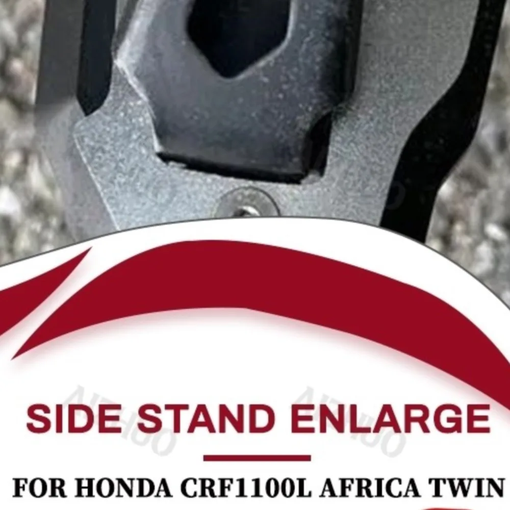 

Motorcycle Kickstand Foot Side Stand Extension Pad Support Plate For Honda CRF1100L CRF 1100L L4 Africa Twin 2020-2023 2024 2025