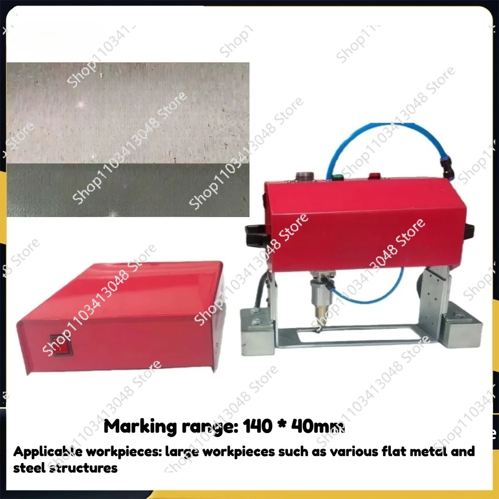 Marking Machine chassis number 220V/110V Portable Metal Pneumatic Dot Peen Marking Machine For VIN Code(140*40mm) Frame