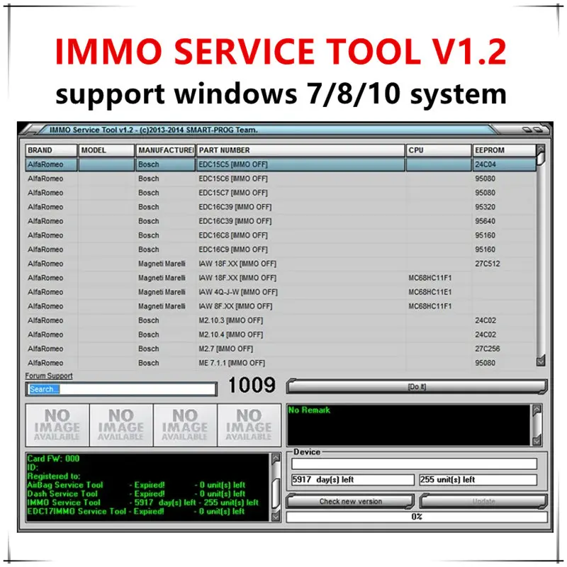 

2024 Hot IMMO SERVICE TOOL V1.2 PIN Code and Immo off Edc 17 Works PIN Code and Immo off Works without Registration