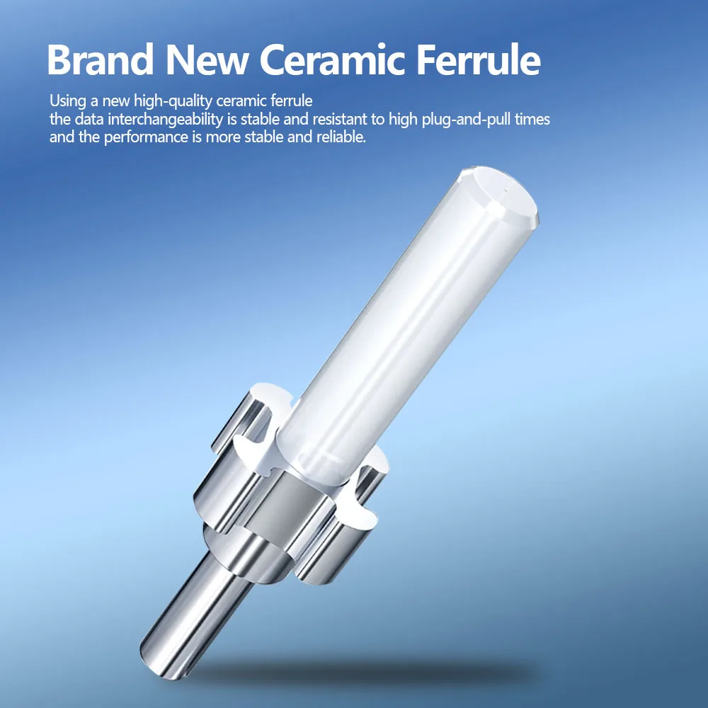 HOOLNX OM4 LC To LC UPC Multimode Duplex 40Gbps Optical Patch Cable, 2.0mm Diameter, LSZH Material, Custom Lengths 1-100M